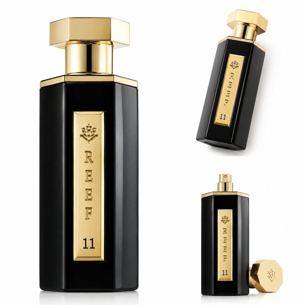 Reef 11 EDP close up unisex fragrance pink pepper jasmine sandalwood luxury perfume UK
