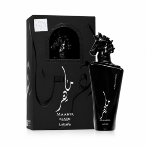 Lattafa Maahir Black EDP 100ml bottle