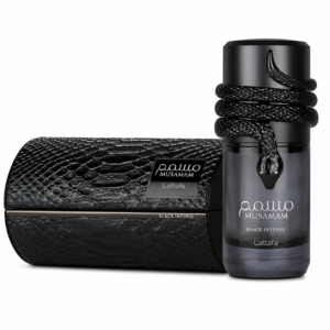 Lattafa Musamam Black Intense 100ml EDP bottle